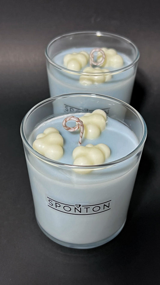 Cotton Flower Candle