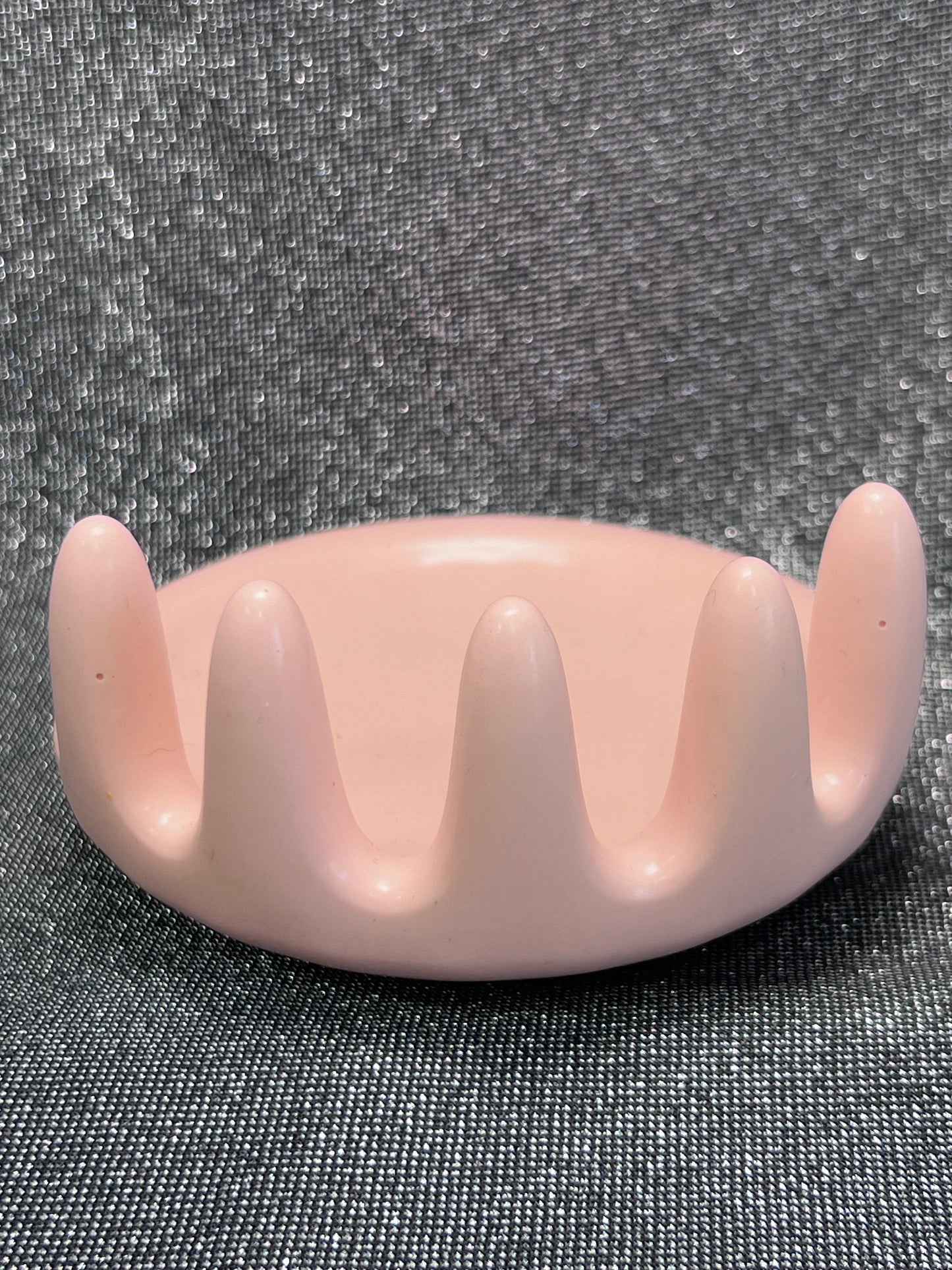 baby pink Jesmonite jewellery holder