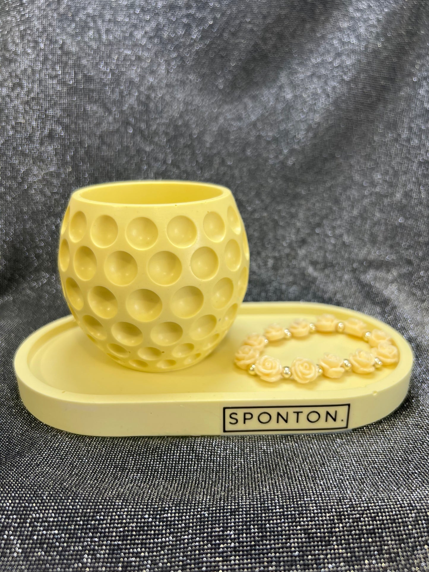 Honeycomb Jesmonite Vessel