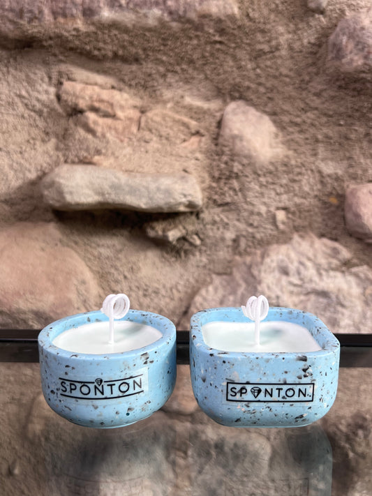 Terrazzo Jesmonite Candle Mini Gift Set